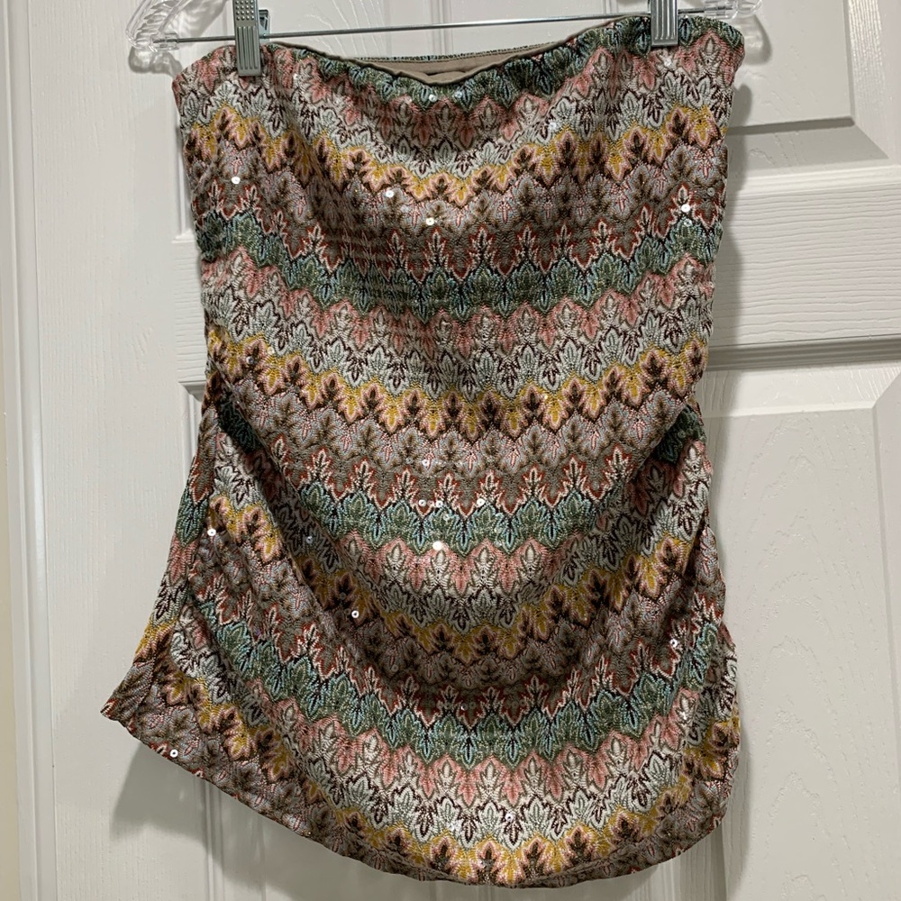 EXPRESS Women’s Multi-Colored Tube Top